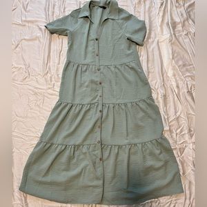 Available - Mint green midi/long dress size XS/S